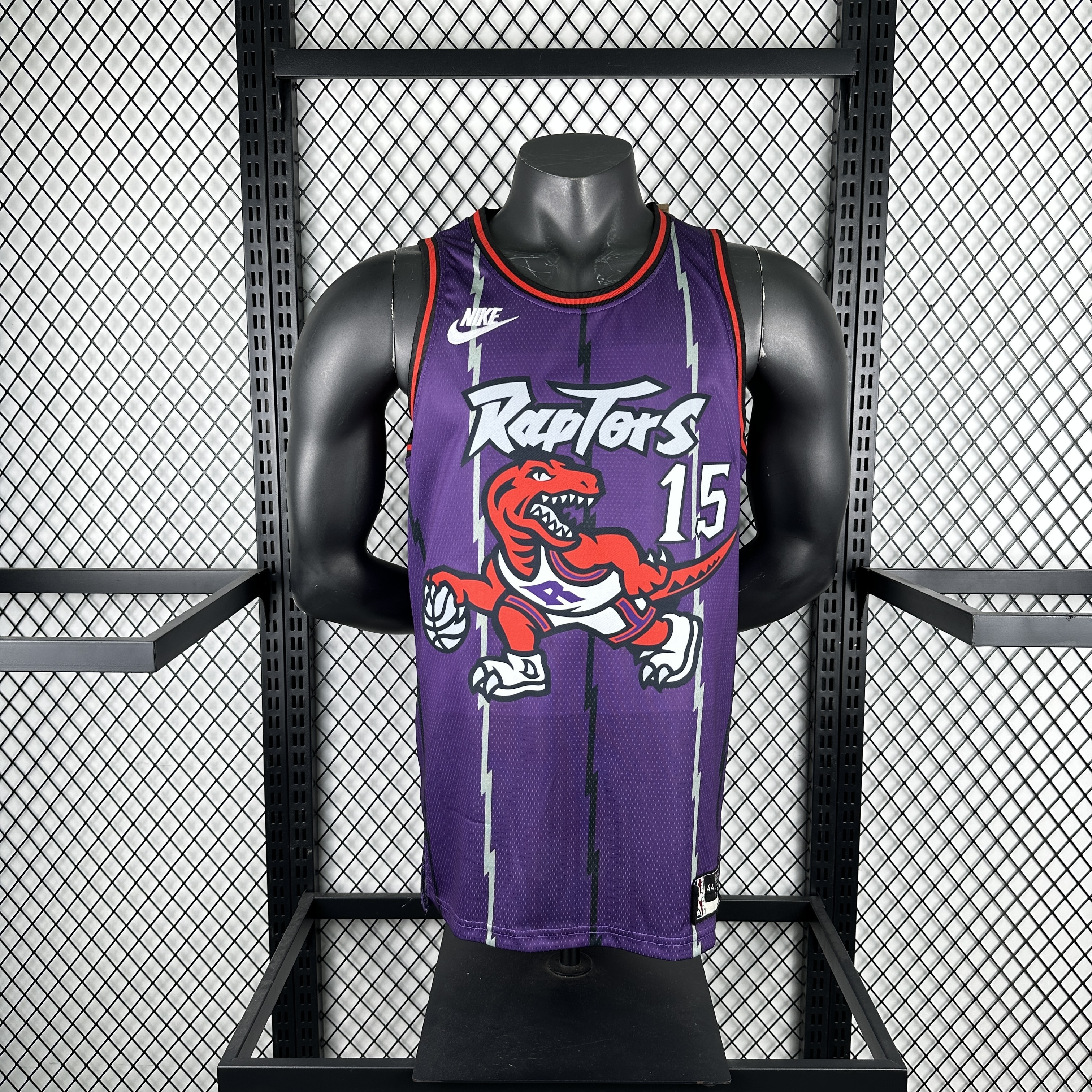 Men Toronto Raptors #15 Carter purple 2025 NBA jersey